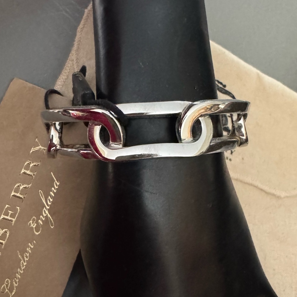 Burberry Silver Link Chain Bracelet